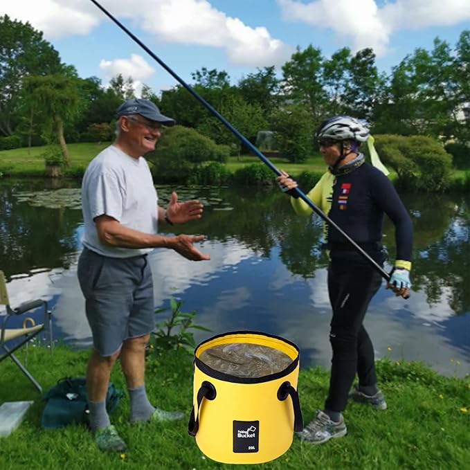 Seau Pliable - BucketGo™ - Jaune