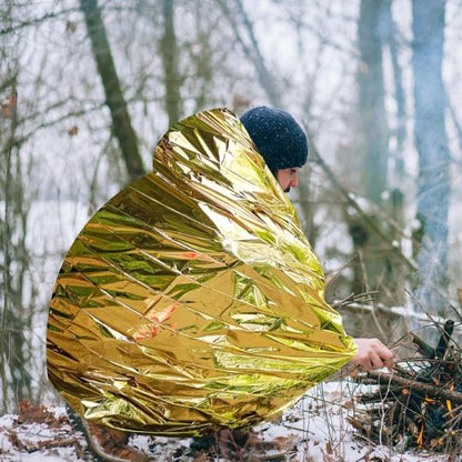 Couvertures de survie adaptees a toutes les activites de plein air