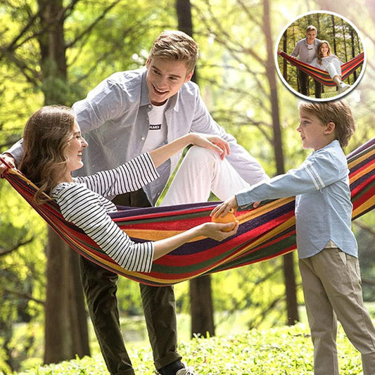 Hamac camping pour les sorties en famille