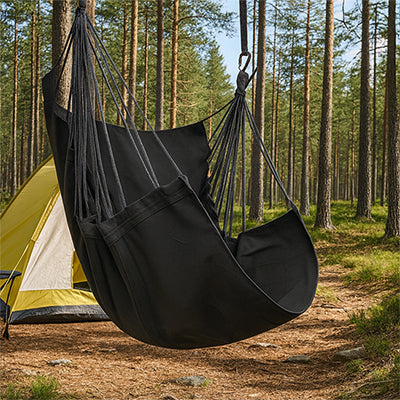 Hamac chaise spacieux pour relaxation en camping