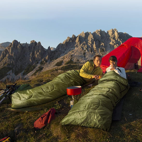 Sac de couchage pour vacances en montagne