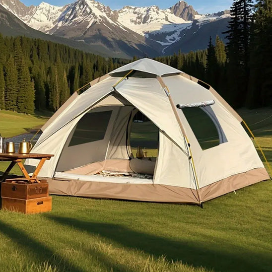 Tente de campement dome spacieuse
